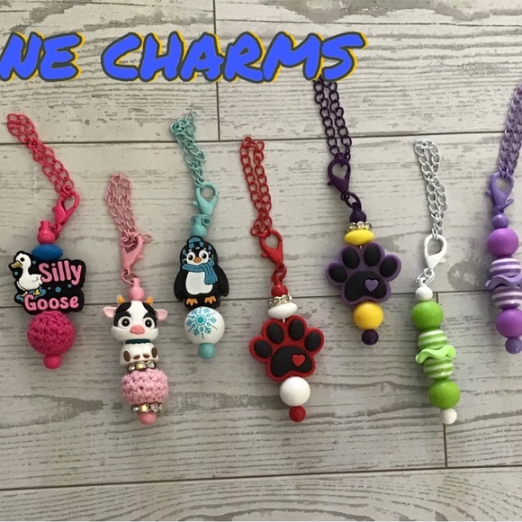 Colorful Phone Charms - Picture 1 of 3
